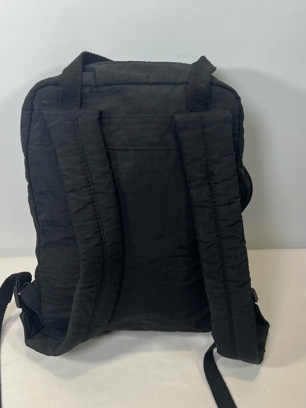Wild Fable Square Nylon Minimalist Backpack Unisex Distressed Daily Bag
